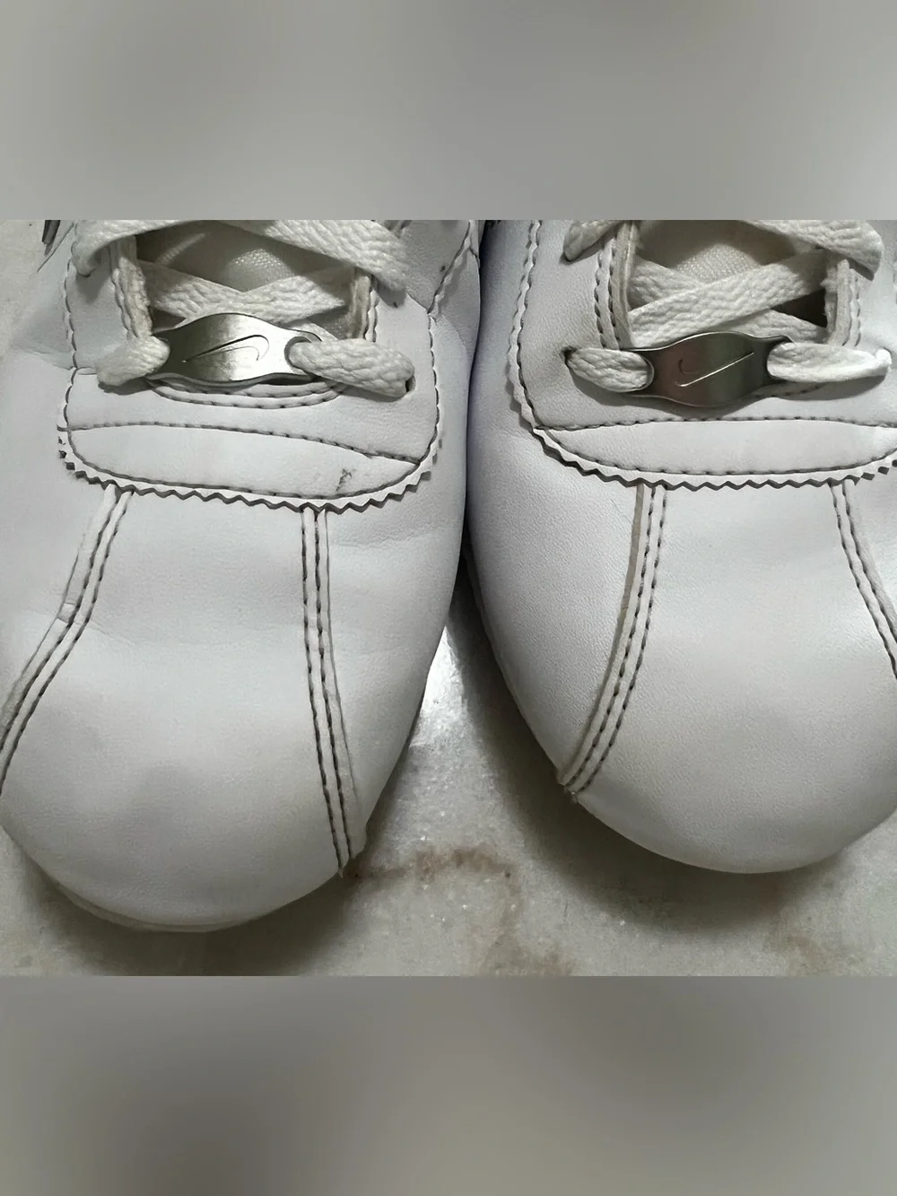 Nike Cortez “Lakers” White/Purple/Yellow Leather Sneakers Size Youth 5